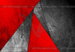Grunge материал красный черный корпоративный фон - изображение в векторном виде