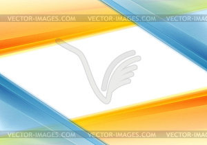 Abstract bright smooth stripes background - color vector clipart