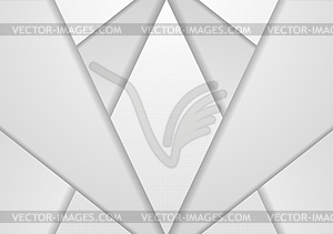 Grey abstract concept technology background - vector clip art