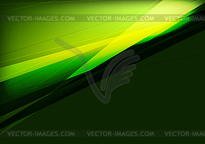 Dark green and black abstraction design with stripes - vector clipart