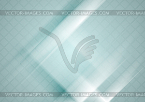 Blue tech geometric background with squares texture - vector clipart