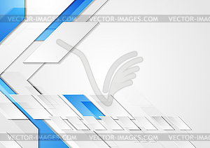 Abstract blue grey corporate tech background - vector EPS clipart
