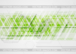 Bright green abstract technology background - vector image