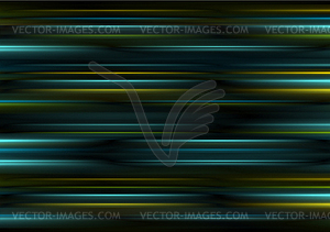 Dark smooth glowing stripes abstract background - vector image