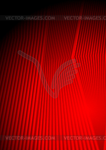 Abstract bright red smooth stripes background - vector clip art