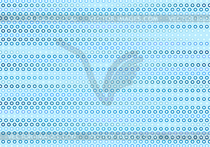 Abstract blue circles pattern background - vector clip art