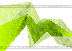 Зеленый абстрактные концепции Технология полигона фона - изображение в векторе / векторный клипарт