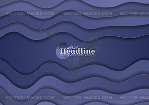 Фиолетовый корпоративных материальных волн абстрактного фона - изображение в векторном виде