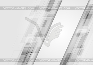 Grey abstract technology background - vector clip art