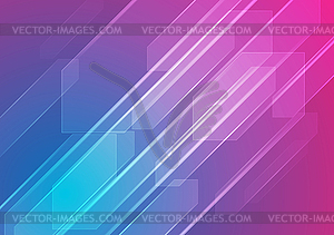 Colorful blue and purple abstract tech background - vector image