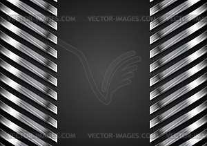 Абстрактные технологии металлических полос фона - иллюстрация в векторе