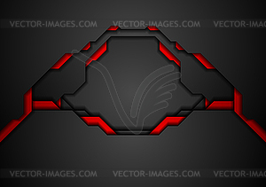 Абстрактный корпоративный красный черный фон - векторный клипарт / векторное изображение