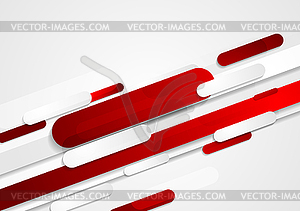 Bright red and grey geometric background - vector clipart