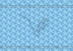 Abstract glass blue hexagons texture pattern - vector clip art