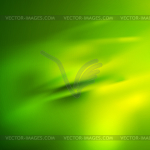 Abstract bright green blurred background - vector clipart