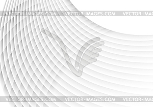 Grey wavy lines pattern abstract background - vector clipart