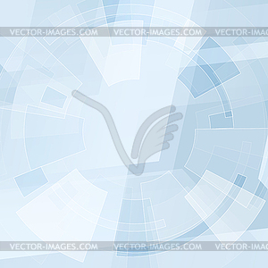 Blue technical abstract minimal background - color vector clipart