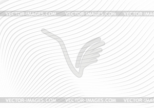 Минимальный абстрактный серый фон волнистых линий - клипарт в векторе / векторное изображение