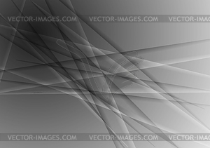 Dark grey abstract concept stripes background - vector image