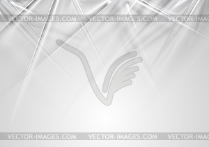 Abstract grey glossy modern background - vector clipart