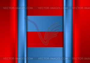 Яркий красный синий элегантный абстрактный корпоративный - иллюстрация в векторе