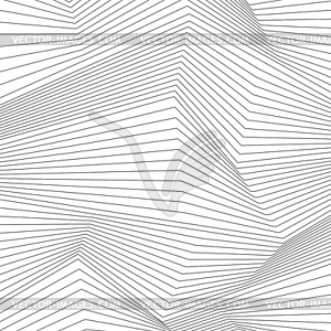 Abstract grey 3d lines refraction background - vector EPS clipart