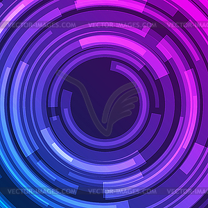 Bright gear technology futuristic abstract - vector clipart