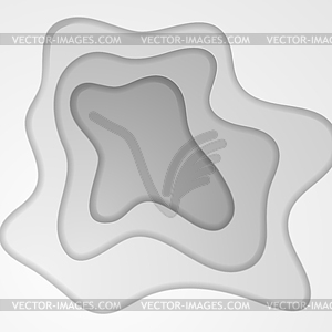 Серый корпоративный волнистый абстрактный фон - рисунок в векторе