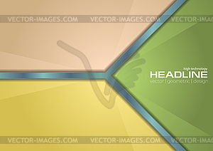 Modern abstract minimal corporate background - vector image