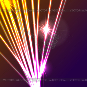 Высокотехнологичный светящийся неоновыми лазерными лучами абстрактный фон - клипарт в векторе / векторное изображение