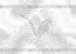 Серо-белый абстрактный пушистый меховой фон - клипарт в векторном виде