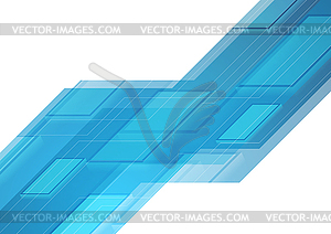 Abstract blue hi-tech minimal background - vector image