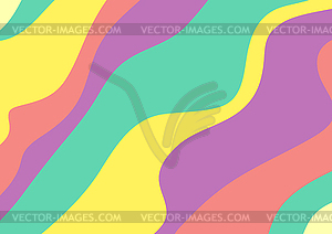 Абстрактные красочные пастельные волны на минималистичном фоне - клипарт в векторе / векторное изображение