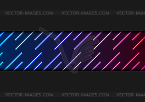 Синие ультрафиолетовые неоновые лазерные линии абстрактные - изображение в векторе / векторный клипарт