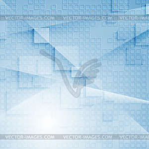 Light blue tech minimal abstract background - vector clipart