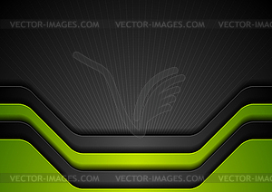 Абстрактный корпоративный зелено-черный фон - рисунок в векторе
