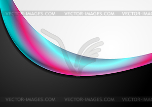 Abstract corporate background with holographic wave - vector clipart
