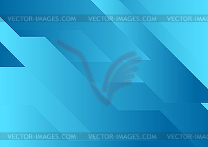 Blue abstract geometric minimal tech background - vector image