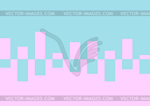Bright abstract blue pink minimal geometric - vector image