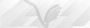 Light grey abstract technology header banner - vector clipart