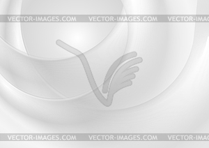 Grey pearlescent blurred waves abstract background - vector clipart