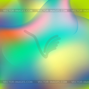 Holographic liquid smooth waves abstract background - vector clipart