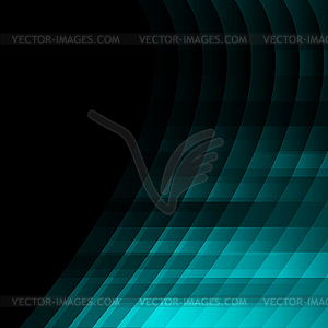 Синий технологичный минималистичный геометрический абстрактный фон - изображение в векторе / векторный клипарт