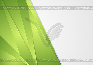 Bright green abstract corporate background - vector image