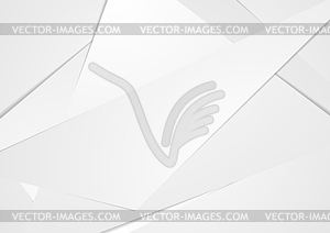 Abstract grey technology polygonal corporate - vector clipart