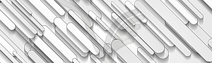 Grey tech geometric abstract background - vector image