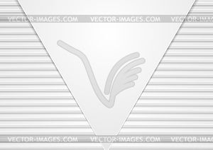 Серый абстрактный фон в полоску в стиле хай-тек - изображение в векторном формате