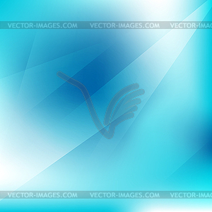 Bright smooth blue gradient abstract background - vector clipart