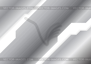 Abstract grey metallic steel texture background - royalty-free vector clipart