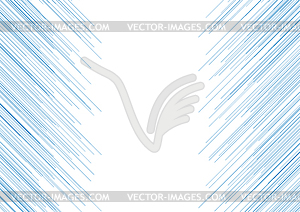 Синие тонкие линии абстрактного футуристического технологического фона - векторное изображение